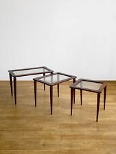 1950 ICO PARISI / DE BAGGIS 3 TABLES BASSES GIGOGNE MODERNISTE Gio Ponti Albini