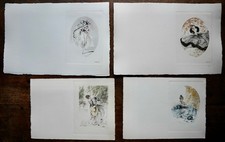 Louis ICART  4 GRAVURES