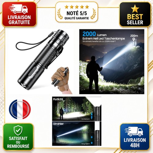 Lampe torche led - lampe,