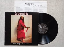 LP 33T MANNICK "Les mots difficiles à dire.." SUYAPA 37812 FRANCE 1983 VG+/VG++)