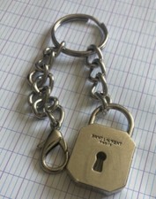SAINT LAURENT YSL Cadenas Porte Clés KEYRING BAG CHARM