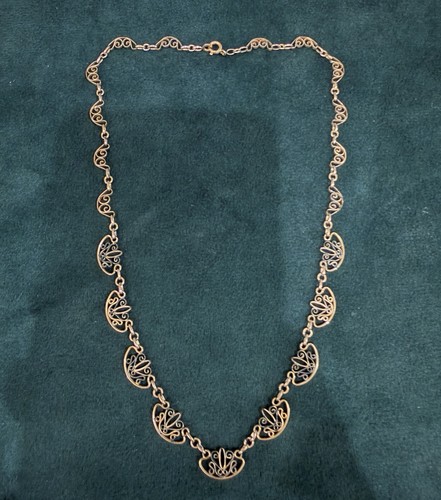 Collier draperie plaque - collier,