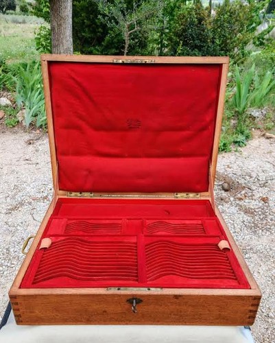 Grand argentier coffre bois - grand,