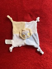 🇫🇷 Doudou Plat Lion Bleu