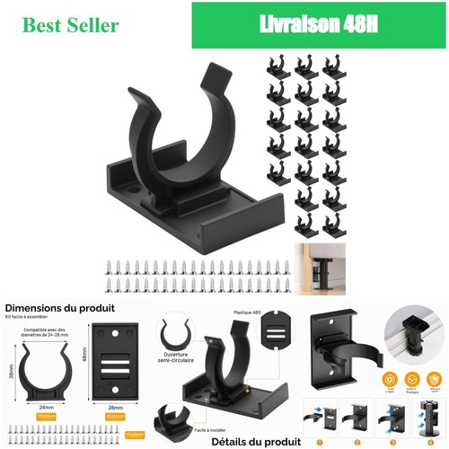 Clips fixation plinthe - fixation,