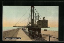CPA Zeebrugge, La Grue le Titan 