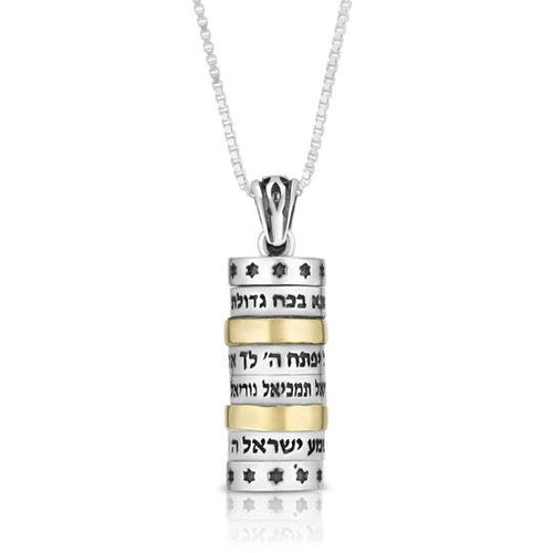 Pendentif mezouza quatre - pendentif,