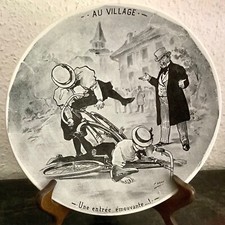 Assiette Sarreguemines : les