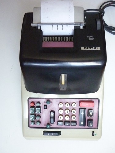 Machine calculer olivetti - machine, à