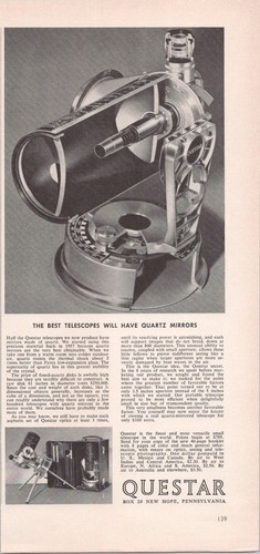 Questar vintage print - vintage, ad