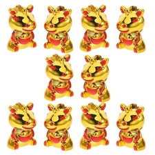  10 Pcs Mascotte De L'année Du Cheval Ornement Festival Printemps