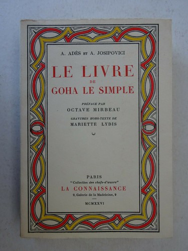 Ades josipovici livre de - josipovici.,