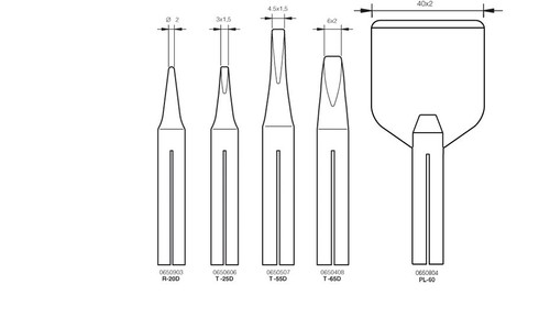 Panne t55d pour - pour, souder