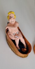 Figurine Sexy Style Bonemine prend son bain Asterix 16 cm en resine