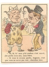 CHROMO DEVINETTE CIRQUE -