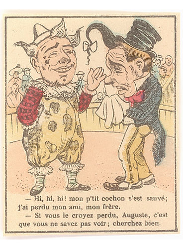 Chromo devinette cirque - devinette,
