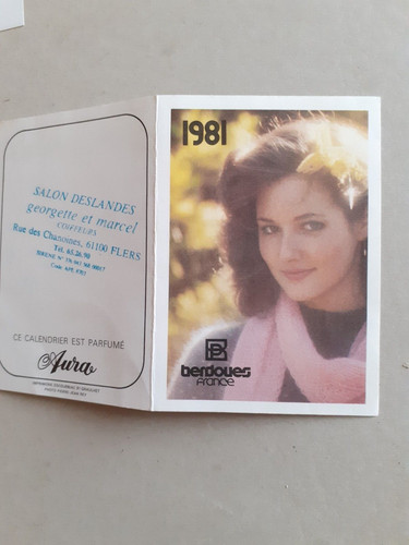 Calendrier poche parfum - de,