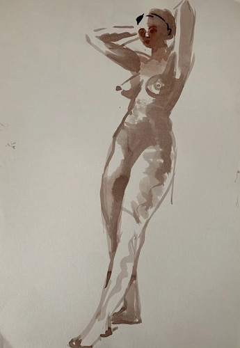 Très beau dessin féminin - très,