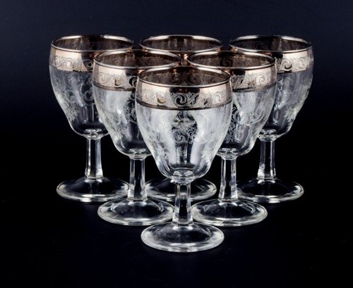 Murano italie six - italie,, verres