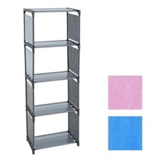 Étagère Bibliothèque Armoire Etagère Verticale Murale Rayonnages 4 Éventails