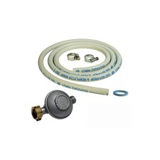 Kit connexion gaz pour réchauds (tuyau + embout tétine + détendeur propane)
