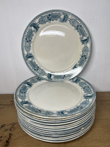Assiettes terre fer - 14,