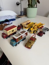 Lot 7x Lesney Matchbox Trucks