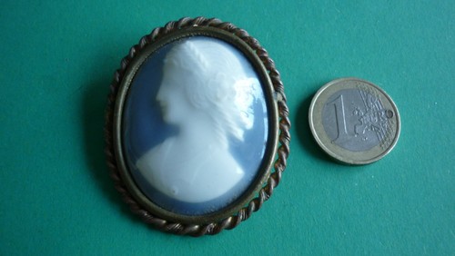 Broche facon camee - camee, /