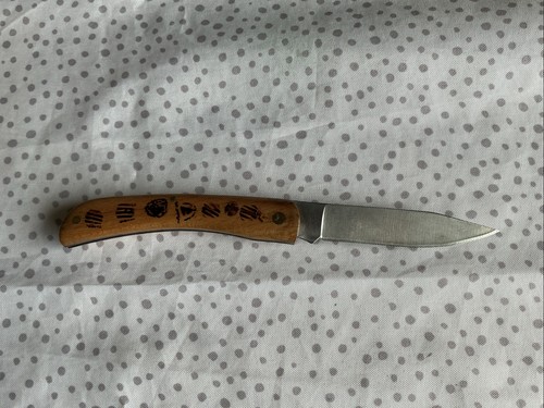Couteau pliant lame - lame, inox
