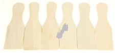 Lot de 6 spatules en bois pour