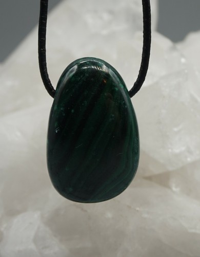 Malachite pendentif pierre - malachite,