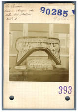 France, Musée du Louvre, Arçon de selle, art italien  Vintage silver print. Prov