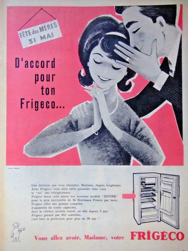 Publicité presse 1959 - de,