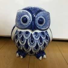 Figurine hibou en céramique
