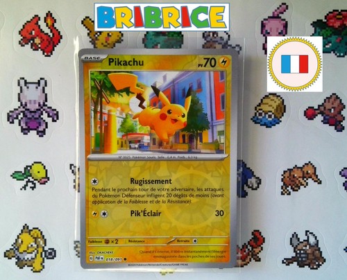Carte pokemon pikachu - pokemon,