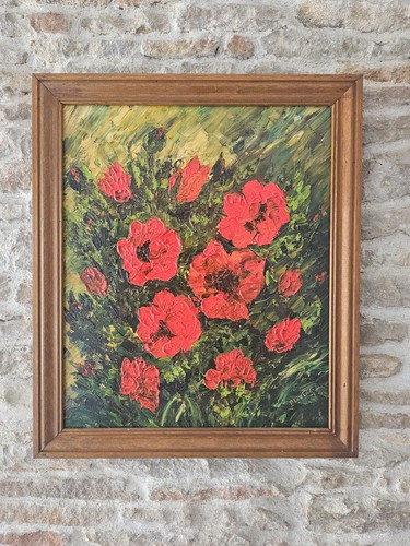 Tableau huile sur toile nature - tableau,
