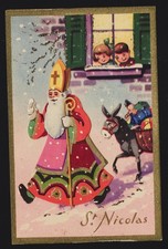 REF AF NOEL II -62- ST NICOLAS carte postale ancienne -éditeur IDA PARIS