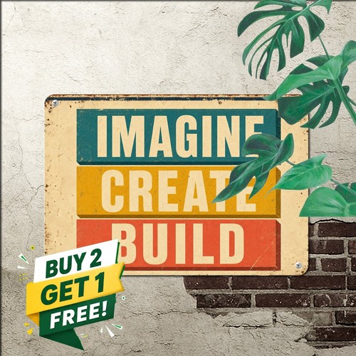 Imagine create build play kid - play,