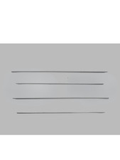 Cadre de fenêtre 4 pièces Volkswagen Golf 4 HB 1998-2004 acier chromé