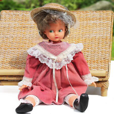 Poupée Bella Doline 1.48.01 chapeau et robe velours rose 50 cm 1972