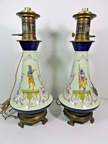 Paire lampes petrole - paire,