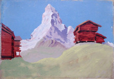 Tableau Matterhorn Cervin vers