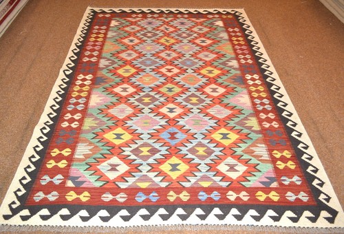 Tapis kilim afghan tissé - tapis, À