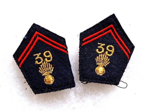 Insigne tissu militaire pattes