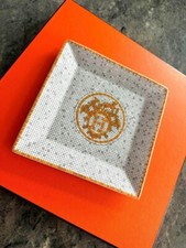 Plateau plat carré Hermès