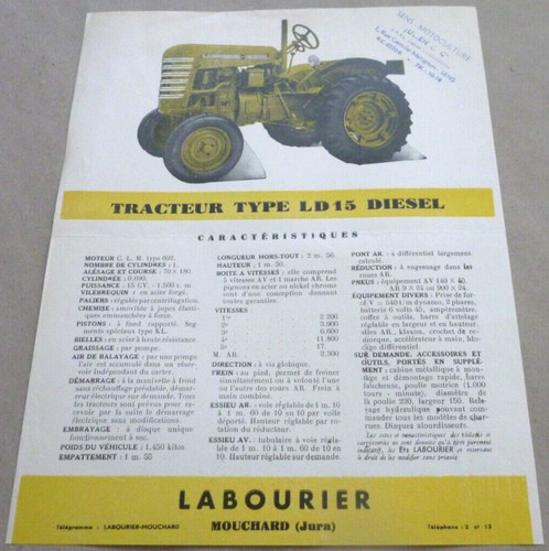Labourier ld15 tractor - labourier,
