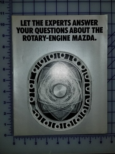 Brochure moteur rotatif mazda - brochure,