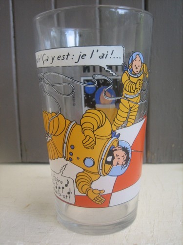 Verre sérigraphié tintin - ,