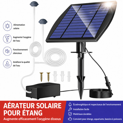 Pompe air solaire pour - air,