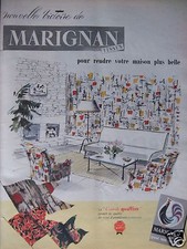Publicité 1958 marignan - 1958,